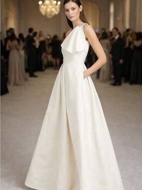 SACHIN & BABI 
Martina One-Shoulder Gown